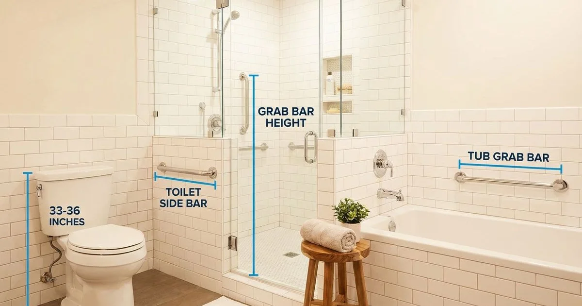 Grab Bar Installation Guide: Where and How to Install Safely